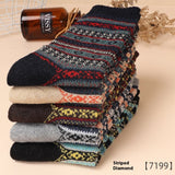 Retro Thick Line Stockings, Autumn and Winter Warm Tibetan Style