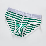 Men's Pure Cotton Sexy Low Waist Briefs Panties