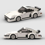 Porsche 930 Style Racing Car Building Blocks – DIY Model Kit Toy