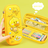 Three-dimensional Pencil Case, Primary School Kindergarten Cartoon Large Capacity Pencil Box