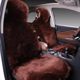 Winter Plush Car Seat Cover Set – Universal All-inclusive Three-piece Cushion