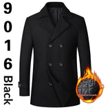 Trendy Fashion, Double-breasted Lapel Mid-length, Men's Peaky-B Wool Coat