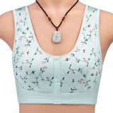 Women's Ice Silk, Front Row Buttons, Tank Top Bra (Pack of 2)