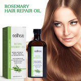 Rosemary Anti-frizz Hair Care Essential Oil – Long-lasting Soft Fragrance & Repair for Heat-damaged and Dyed Hair