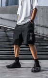 Workwear, Men's Loose Casual Street, Dark, Large Size Shorts