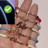 Personalized Name, Colorful Rope Chain Bracelet, Adjustable Hand Jewelry for Girls