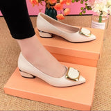 Stylish and Comfortable Women's Low-heeled Shoes