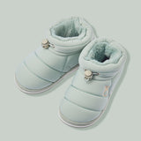 Cute Warm Boys and Girls Home Cotton Drag Canvas Shoes