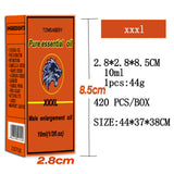 Men's Massage Essential Oil, Body Care, Exercise and Fitness, External Use Wellness Formula (Pack of 3)