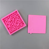 Labyrinth Silicone Ice Cube Tray – Creative Ice Mold for Bartending and Home Use