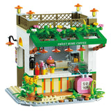 Miniature Diamond Particle, Assembly Small House Puzzle Toy