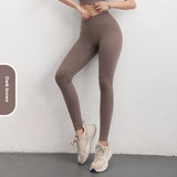 Fashion V-shaped Yoga Pants, INS High Waist Trousers, Hip Lifting Sports Fitness Women's Clothing