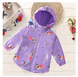 Girls' Lightweight Summer Jacket – Western Style Hoodie, Kids' Fashion Outerwear