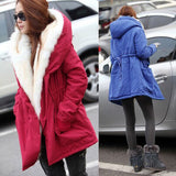 Winter Clothing, Thick Women's Clothes, Slim Fit Fur Collar Down Jacket