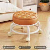 Universal-wheel Household Acrylic Caster, Portable Seating Stool