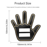 Car Gesture Finger Lights, Vehicles' Multifunction Prompt Warning, Decorative Gadgets