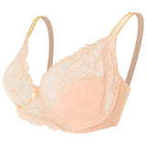 Large Size, Unpadded, Lace Brassiere
