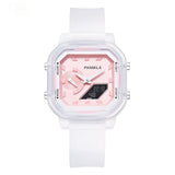 Multifunctional Students' Electronic, Luminous Casual Jelly Silicone Watch