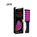 Temporary Hairdressing Comb Mild, No Hair Damage, No Scalp Damage, Easy to Change Hair Color