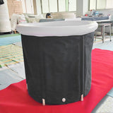 Portable Ice Baths Inflatable Air Ring PVC Bath Bath Household Bath Tub Holder Foldable Bath Tub for Recovery Therapy Outdoor