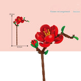 Building Blocks, Flower Decoration Bouquet Rose Assembled Toy