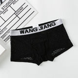 Ice Silk Mesh Fabric, Translucent Men's Underwear (Pack of 2)