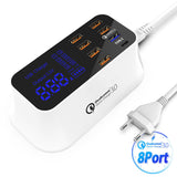 Fast Charge, Smart Multi-USB Mobile Phone Tablet Charger