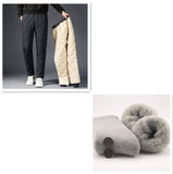 Men’s Winter Padded Trousers with Soft Fleece Lining