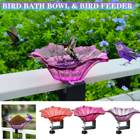 Outdoor Garden Miniature Bird Tub Feeder