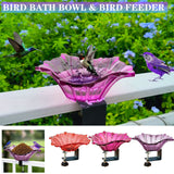 Outdoor Garden Miniature Bird Tub Feeder