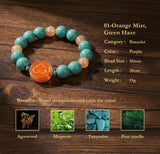 Traditional Chinese Med Bead Bracelet – Herbal Aromatherapy Jewelry