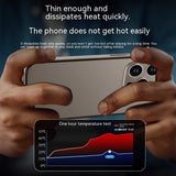 Straight Edge Four-corner Drop-resistant Aluminum Alloy Frame Phone Case (Smartphone not Included)