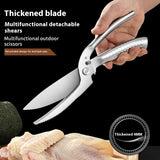 Stainless Steel, Shear Dual-purpose, Strong Kitchen Scissors