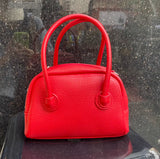 Women's Fashion, Simple Lychee Pattern, Portable Shoulder Messenger Bag
