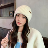 Premium Quality Wool Blend Beanie for Women, Autumn and Winter Clothing