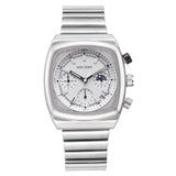 Men's Square Watch, Multifunctional Six-hand Quartz Timepiece