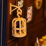 DIY Model, Cottage Magic Book Stand, Assembled Small House, Three-dimensional Building