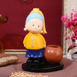 Pen Holder, Resin Art Museum, Home Office Decoration