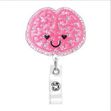 Rainbow Retractable Rotating Pull Stripping Clip Voucher or ID Buckle for Medical and Lab Practioners