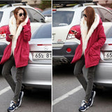 Winter Clothing, Thick Women's Clothes, Slim Fit Fur Collar Down Jacket