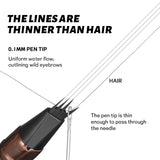 Liquid 4-Fork Eyebrow Pencil – Waterproof, Smudge-proof Long-lasting Brow Pen