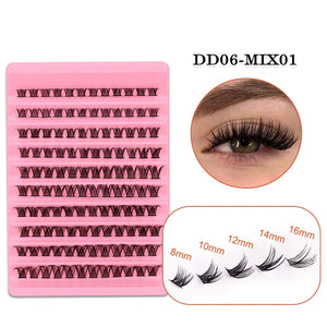 10 Rows Segmented, Large Capacity, False Thick Eyelashes