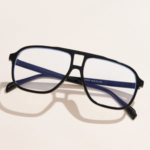 Anti Blue Light, Double Beam Frame, Myopia Glasses