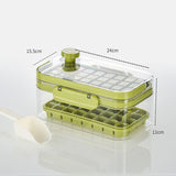 Easy Release Silicone Ice Press Tray – Single & Double Layer Square Cube Mold