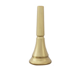 Pure Brass Round Horn, Gold Silver Mouth, Trumpet Accessories