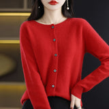 Plus Size Cardigan or Coat, Loose Round Neck Sweater