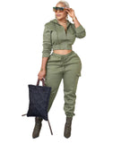 Women's Casual Sweater Pants Suit