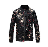Men’s Plaid Baseball Jacket – Autumn Windbreaker