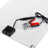 30W 18V Semi-flexible Outdoor Solar Charging Panel, USB Phone Charger