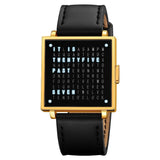 Fashion Wristwatch for Unisex, Waterproof LED Light Outdoor Digital Business Sports Electronic Clock